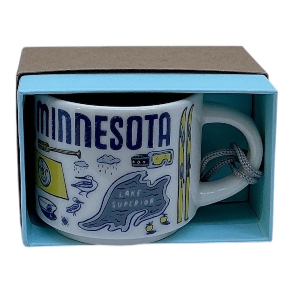 Starbucks Been There Series Minnesota Mini Espresso Mug 2oz Cup Ornament